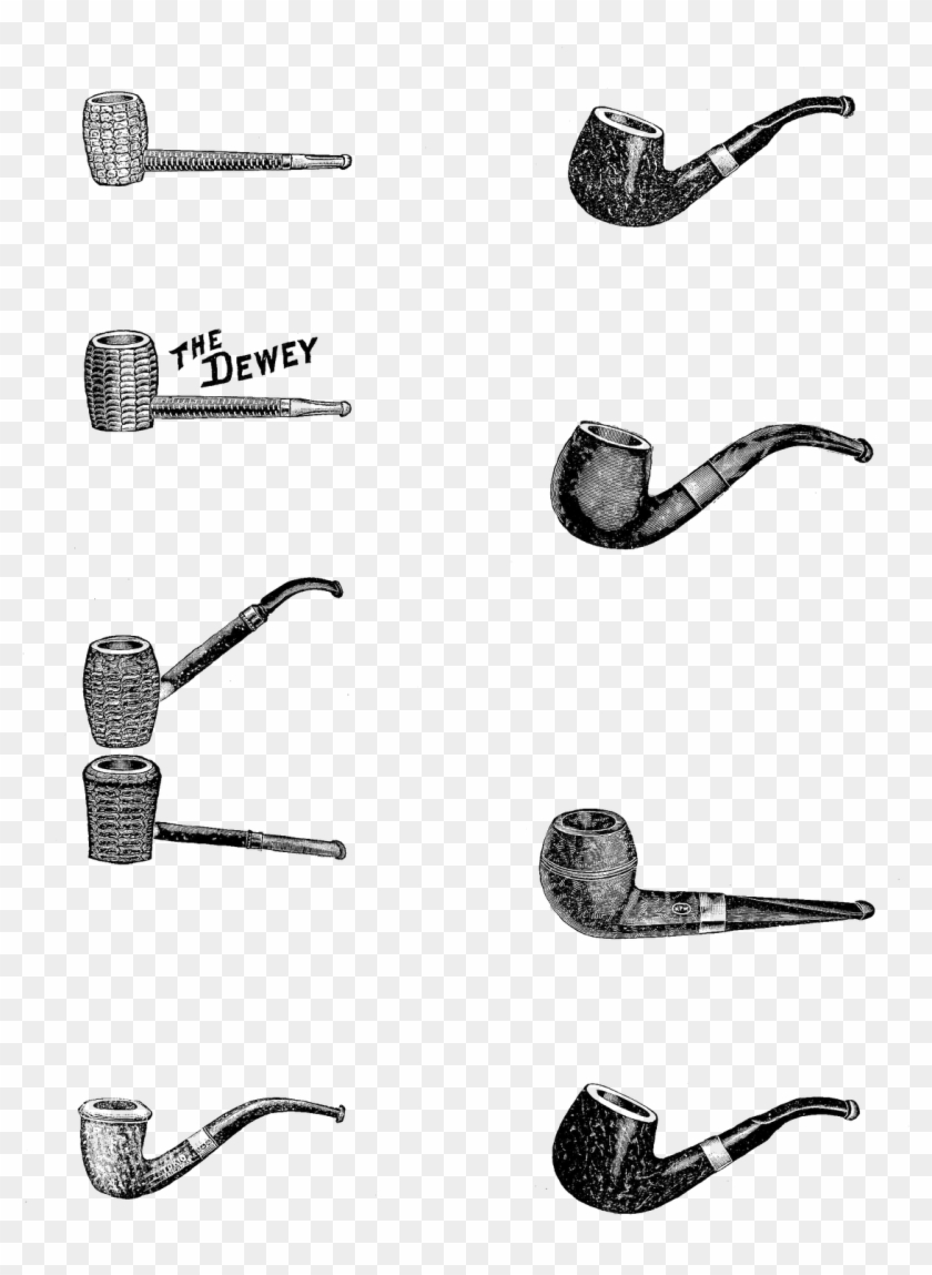Aren't These Pipe Images Great This Is A Digital Collage - Old Pipe Clip Art - Png Download