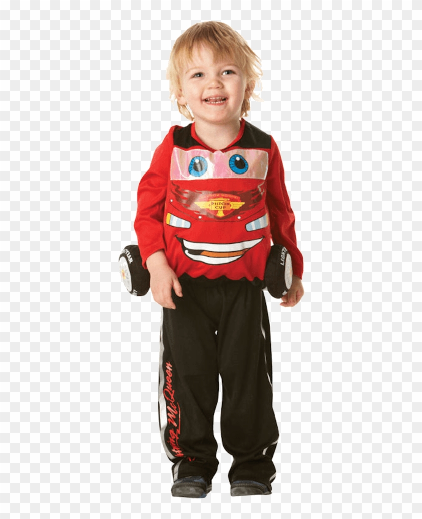 Child Deluxe Cars 2 Lightning Mcqueen Costume - Disfraz De Rayo Macuin Clipart #2969877