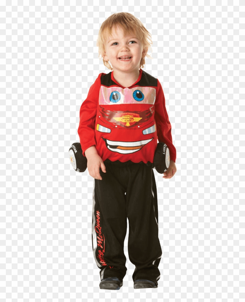 Child Deluxe Cars 2 Lightning Mcqueen Costume - Disfraz De Rayo Macuin Clipart