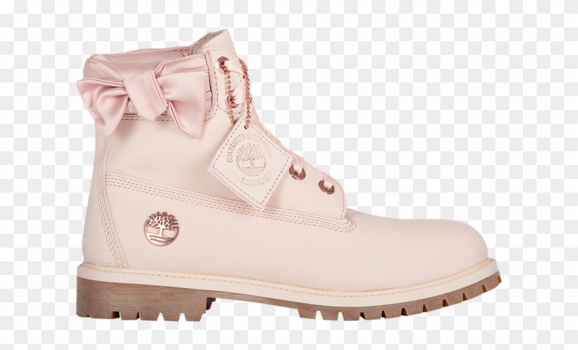 Timberland 6" Premium Waterproof Boots - Pink Timberlands With Bow Clipart
