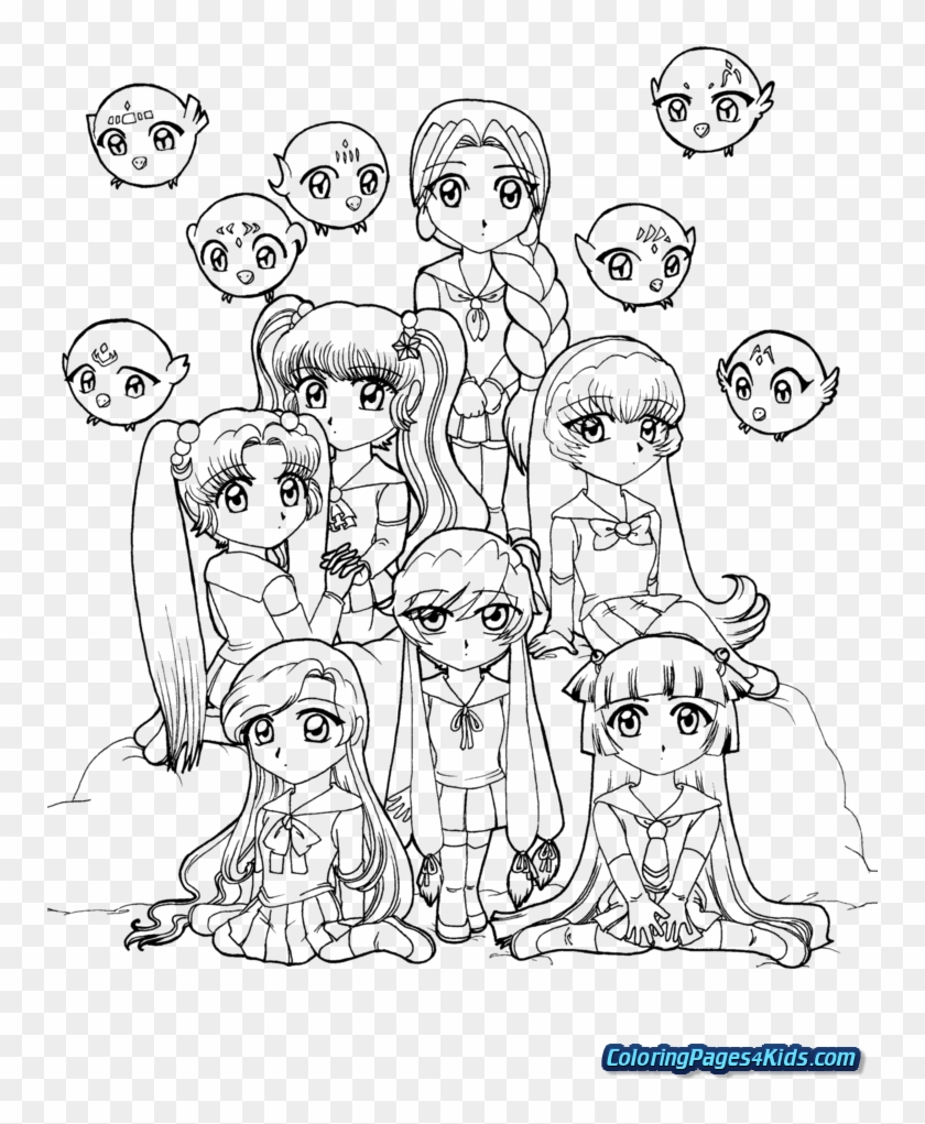 Luxury Ideas Kawaii Coloring Pages Anime For Kids Adults - Coloring Book Clipart #2970544