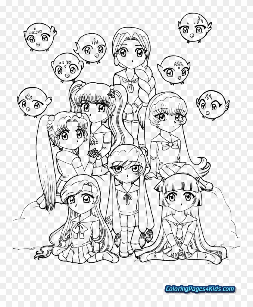 Luxury Ideas Kawaii Coloring Pages Anime For Kids Adults - Coloring Book Clipart