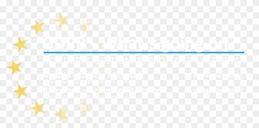 Banner Evento Gdpr Estrellas - Professional Powerpoint Templates Clipart