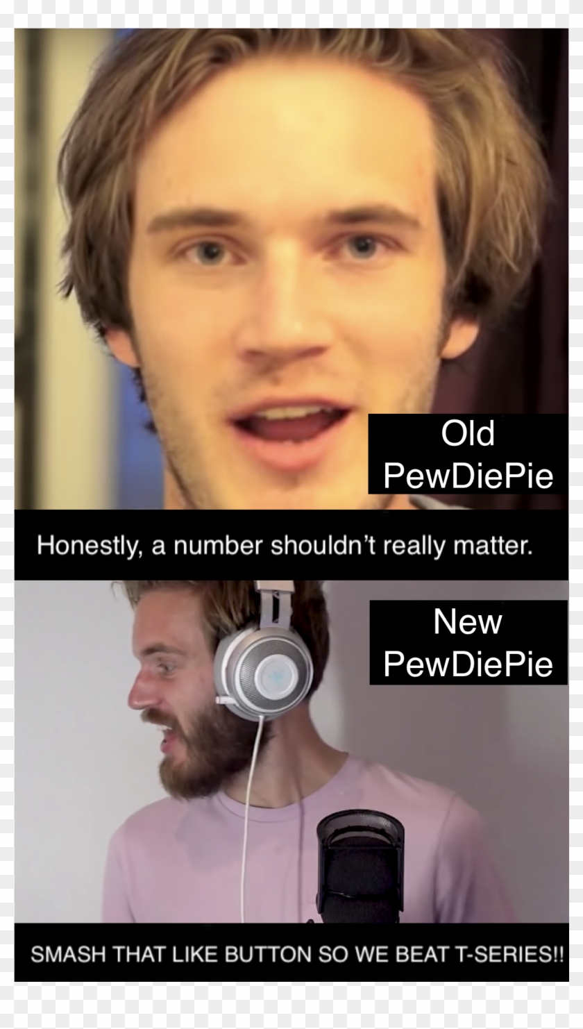 Old Pewdiepie Vs - Pewdiepie Old New Clipart #2970808