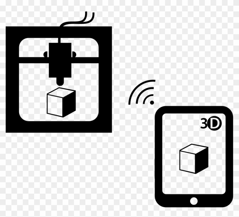 Png File - Free 3d Print Icon Clipart #2970810