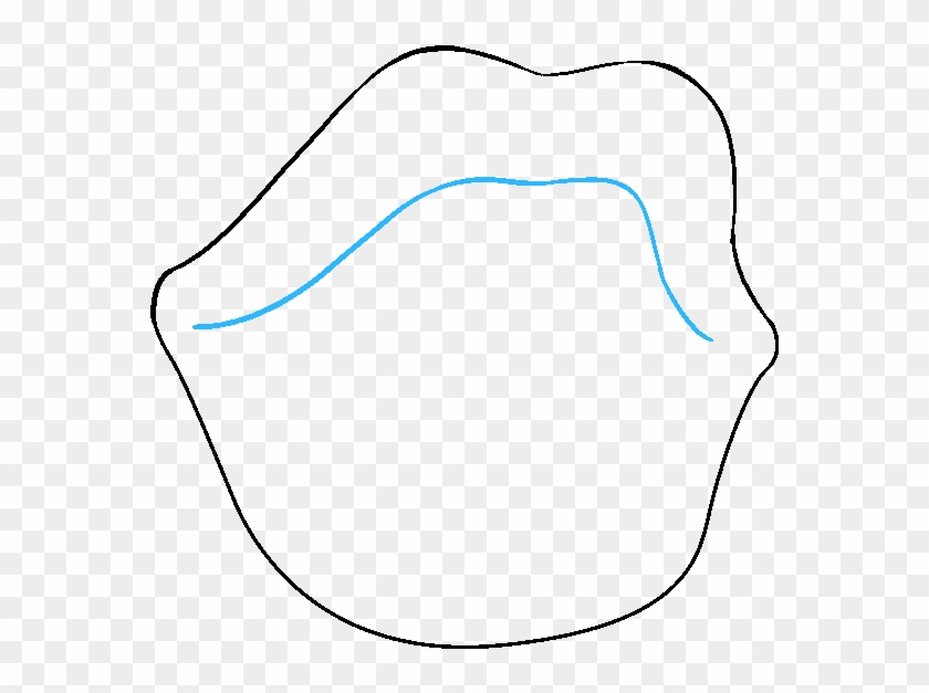 How To Draw Mouth And Tongue , Png Download - Easy Drawing Open Mouth Clipart