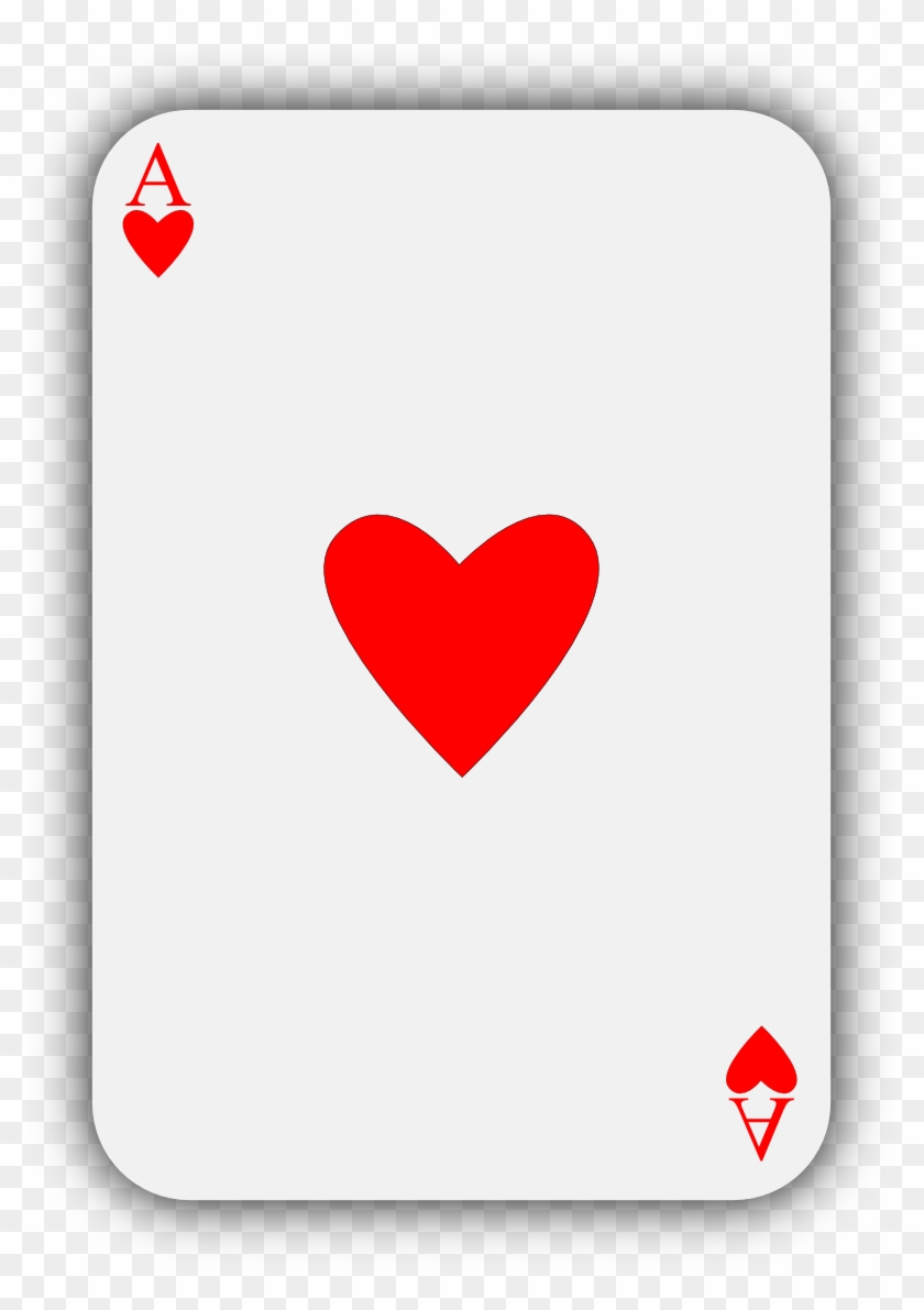 As De Corazones Png - Carta 1 De Corazones Clipart #2971473