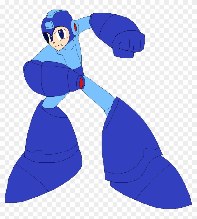 Megaman Clipart Smash Bro - Cartoon - Png Download
