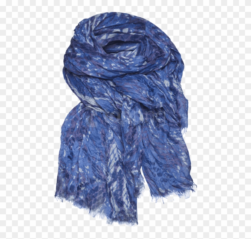 Free Png Blue Printer Scarf Png - Scarf Clipart #2971591