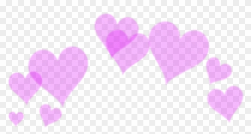 Lovely Girly Hearts Corazones Tiara Whatsapp Pink Png - Heart Clipart