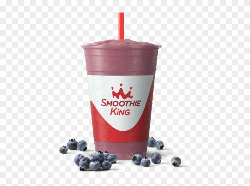 Sk Slim Slim N Trim Blueberry With Ingredients - 20 Ounce Cup Smoothie King Clipart #2971711