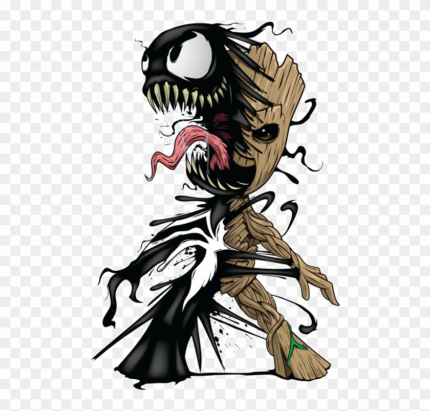 I Am Venom - Baby Groot Venom Clipart