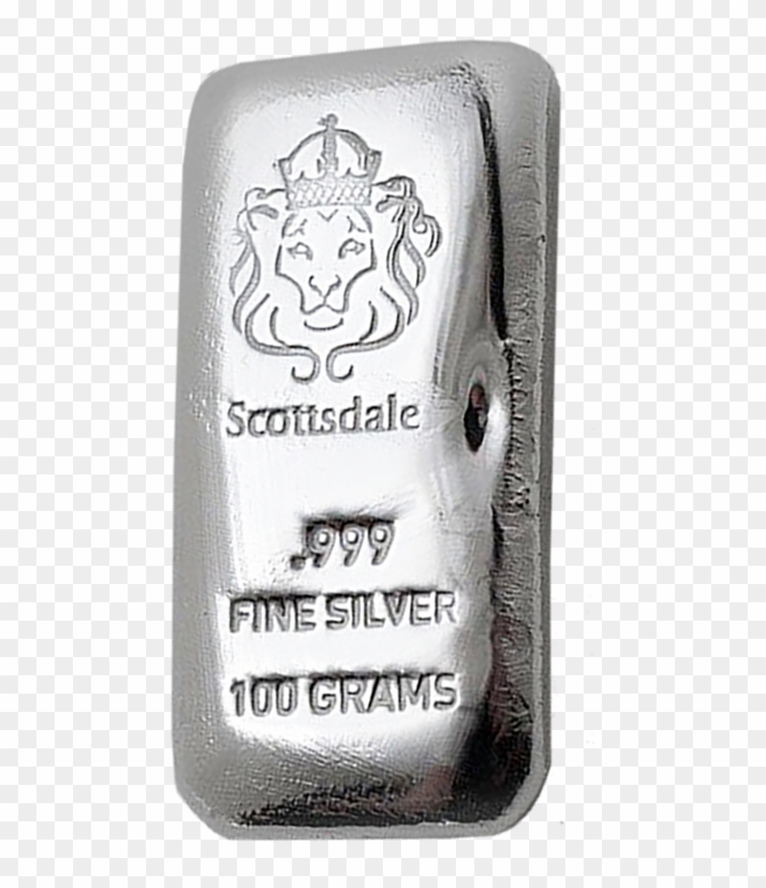 Scottsdale Mint 100g Cast Silver Bar - Milk Clipart