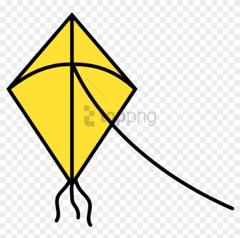 Free Png Comet Icon - Yellow Kite Clipart Png Transparent Png