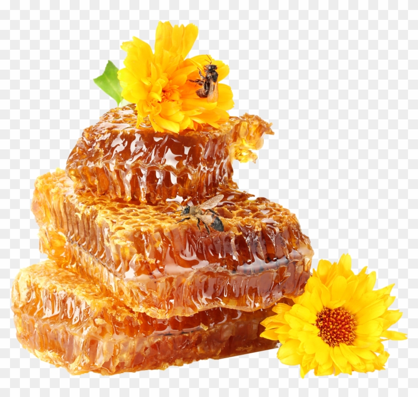Honey Png Royalty-free Image - Мед Соты Пчелы Clipart #2972414