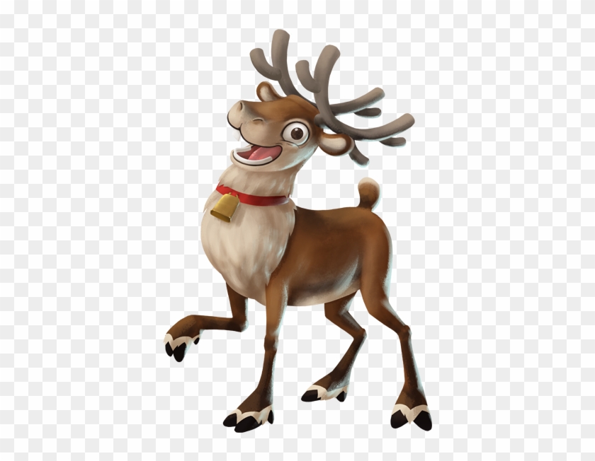 Santa Reindeer Png - Santa's Reindeer Png Clipart