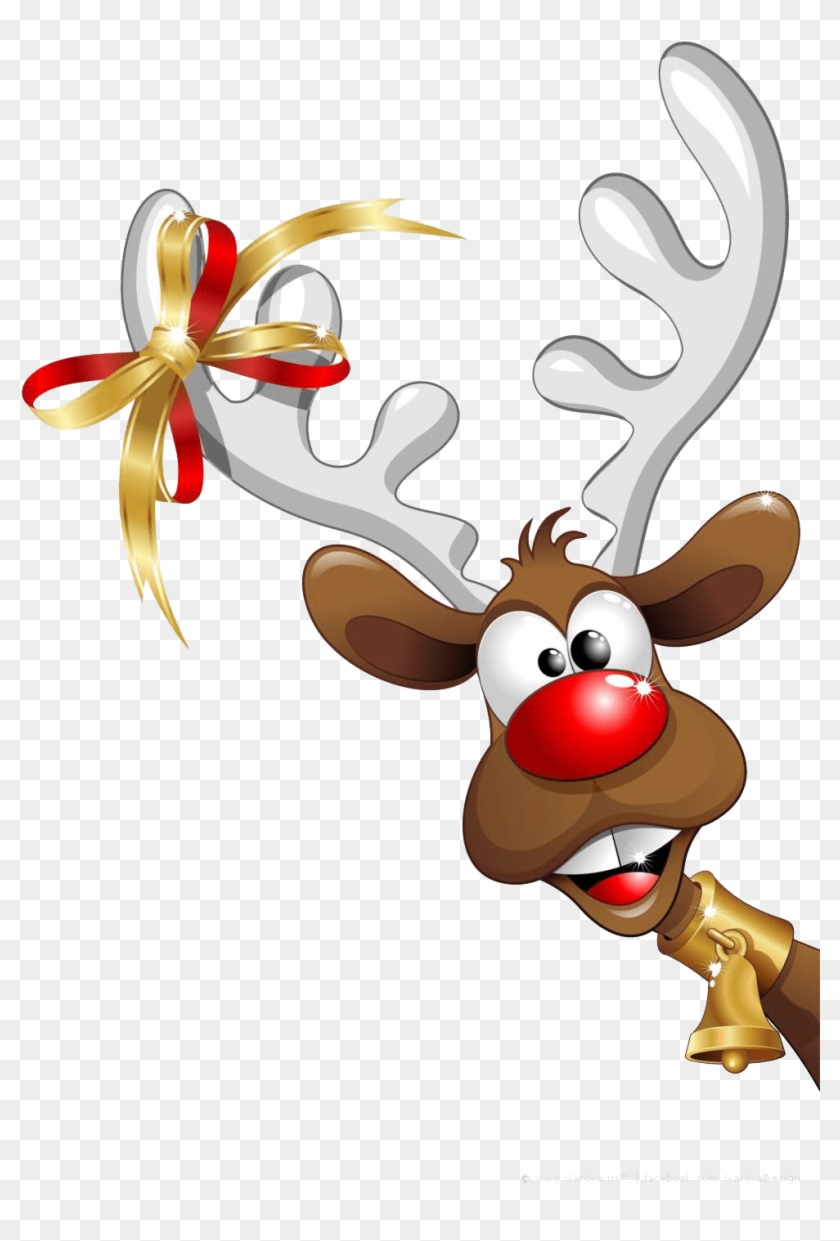 Guitar Nht Cho Ng T - Christmas Reindeer Png Transparent Clipart