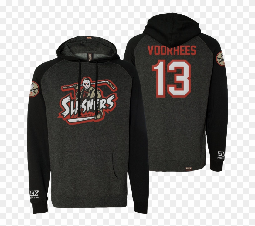 First Jason 'slashers Voorhees 13' Pullover Hockey - Volbeat Zip Up Hoodie Clipart #2972793