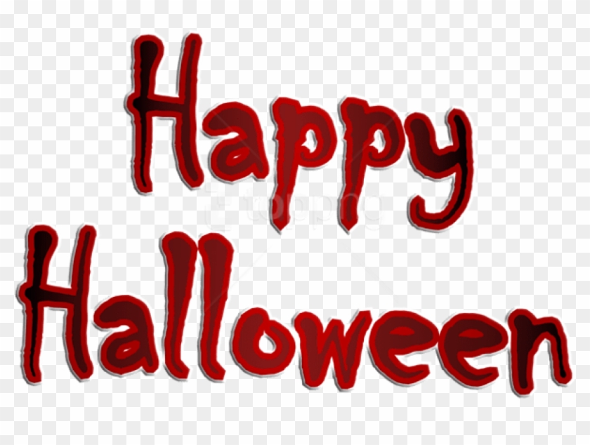 Free Png Download Happy Halloween Transparent Png Images - Happy Halloween Png Gif Clipart #2974063