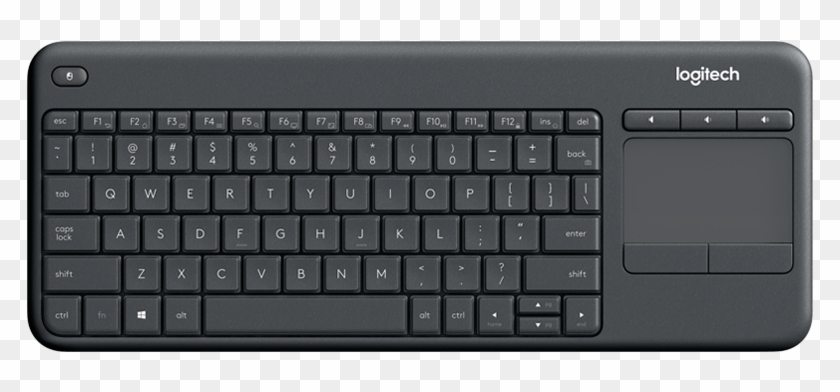 Wireless Touch Keyboard K400 Plus - Logitech Keyboard K400 Plus Wireless Clipart
