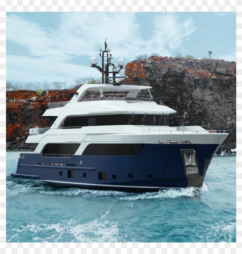 Acciaio Encloses All The Features Of The Cdm Production - Luxury Yacht Clipart #2974961