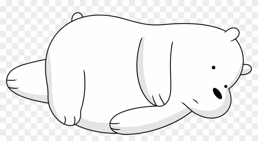 Ice Bear Png - Line Art Clipart #2975066