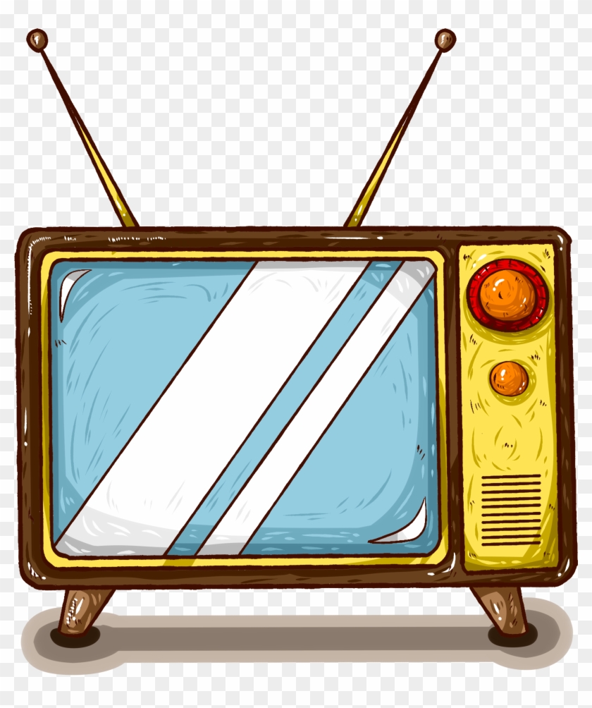 Hand Painted Commercial Daily Necessities Television - صور الاجهزه الكهربائية كرتونية Clipart