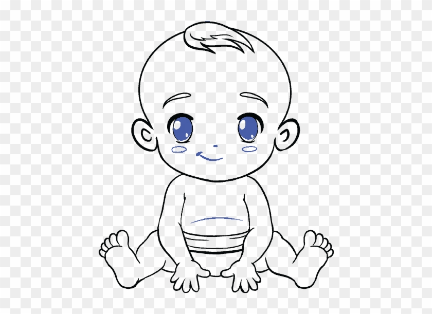 Cute Baby Easy Drawing Clipart