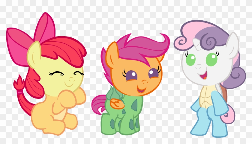 Baby Belle, Baby Pony, Baby Scootaloo, Bulbasaur, Charmander, - My Little Pony Baby Apple Bloom Clipart