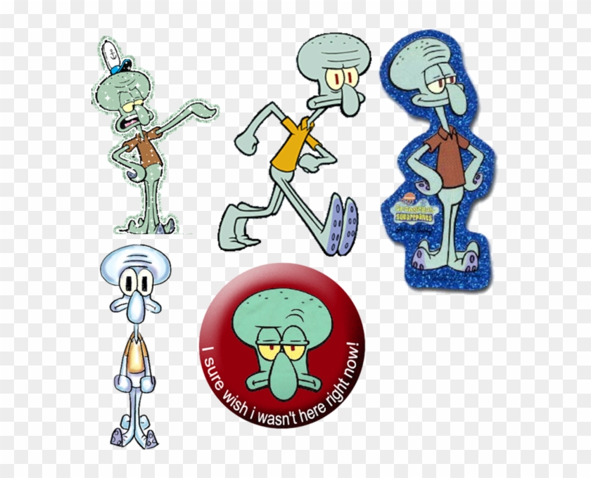 Squidward Pack - Cartoon Clipart