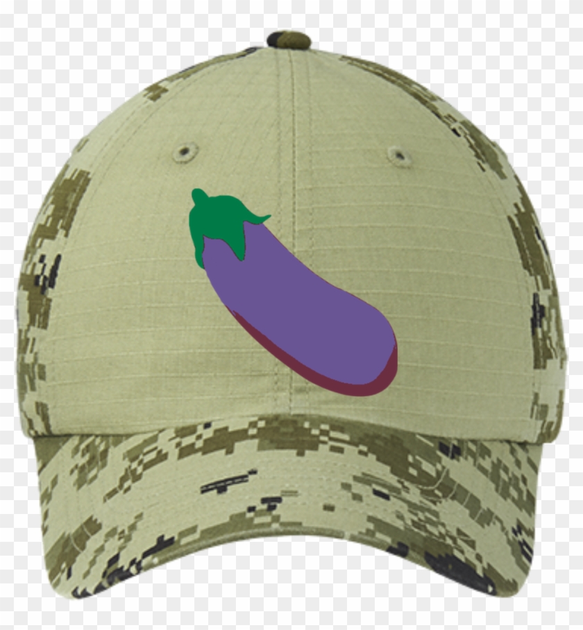 Eggplant Emoji C926 Port Authority Colorblock Digital - Dunlop Katoen Twill Pet 58 Cm - Wit - One Size Clipart
