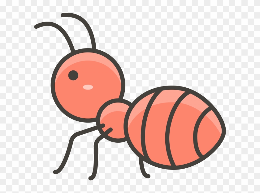 Ant Emoji Icon - Semut Icon Clipart