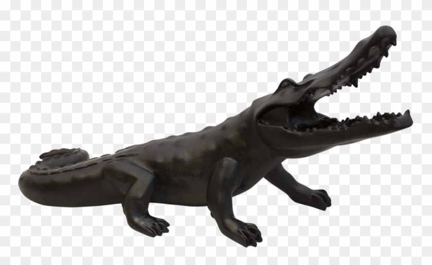 Blue Crocodile Clipart