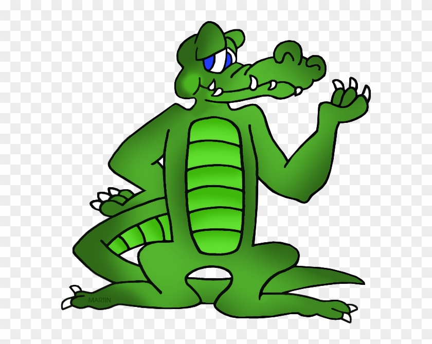 Alligator - Png Mardi Gras Alligator Clipart #2977149