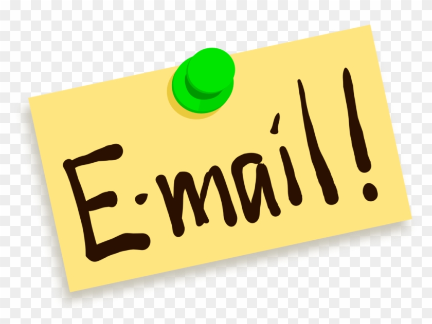 Thumbtack Note Email - New Email Clip Art - Png Download