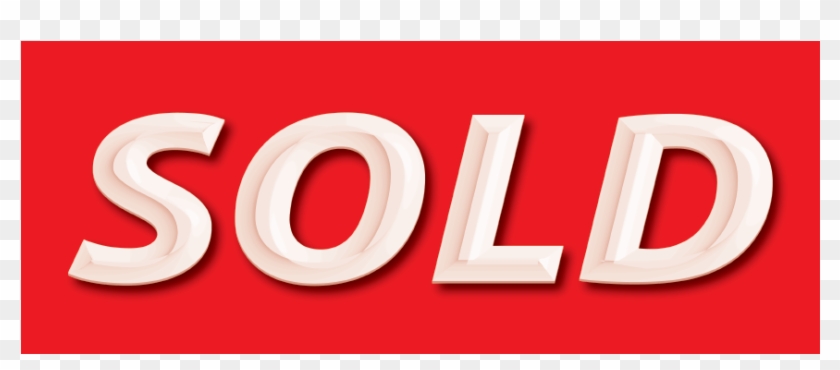 Sold Sign Transparent - Red Sold Sign Clipart