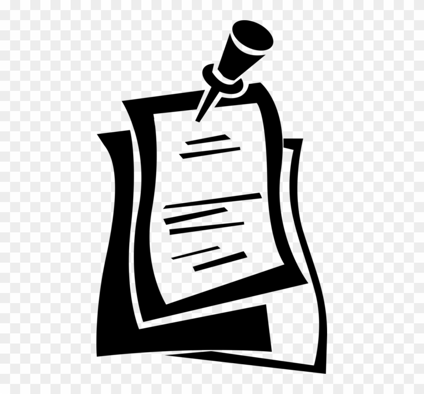 Thumbtack Vector Wall Clipart #2977733