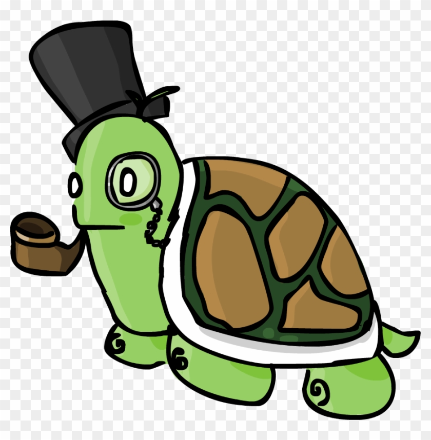 I Make Slowness Look Damn Monocle - Cartoon Turtle With Monocle Clipart