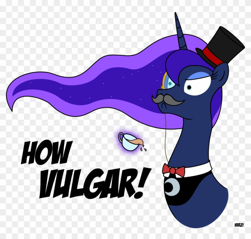 Artist Verzi Bust Hat Monocle And - Celestia And Luna Top Hats Clipart