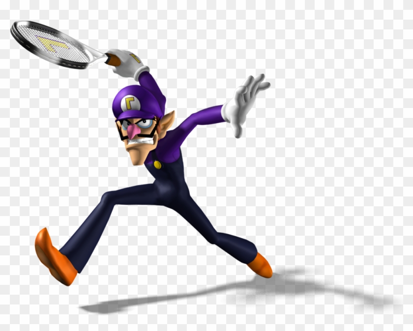 Waluigi Mpt Artwork - Waluigi Tennis Clipart #2977908