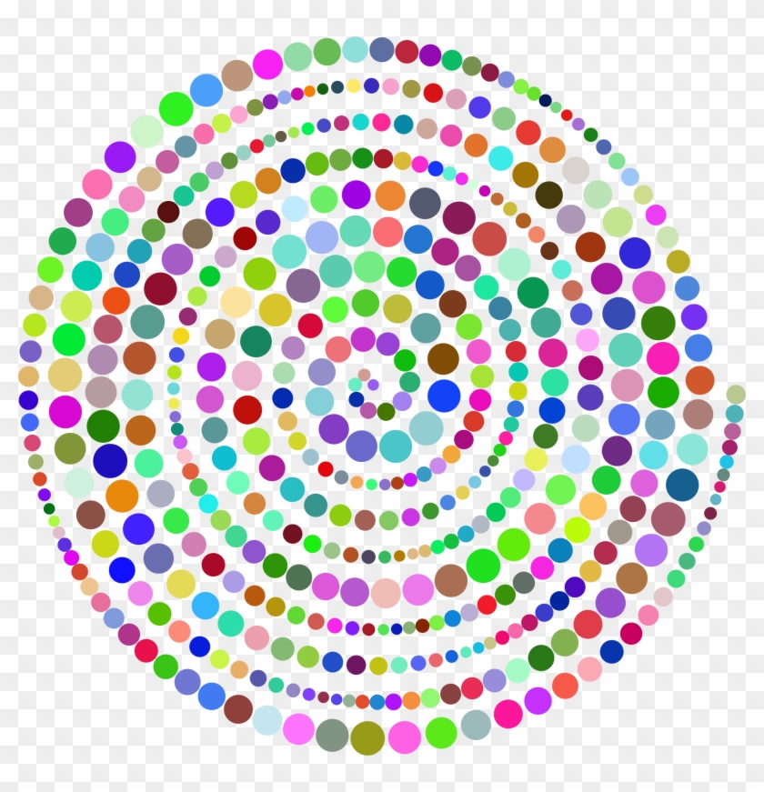 This Free Icons Png Design Of Circles Spiral Prismatic - Clip Art Transparent Png