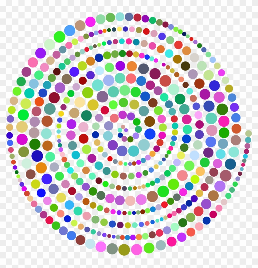 This Free Icons Png Design Of Circles Spiral Prismatic - Clip Art Transparent Png