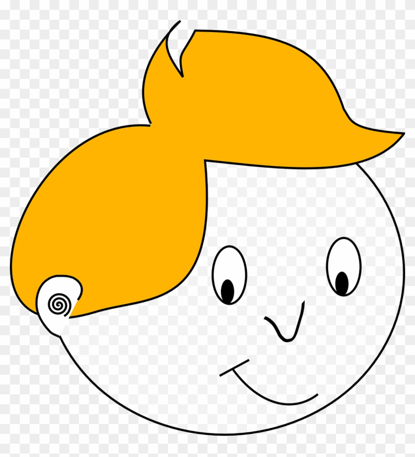 Boy Child Face Head Blonde Hair Png Image Clipart #2979566