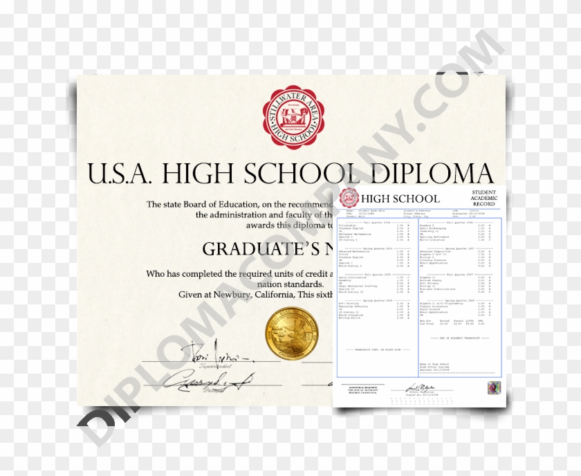 Fake Usa High School Diploma And Transcripts - Stillwater Area High School Clipart