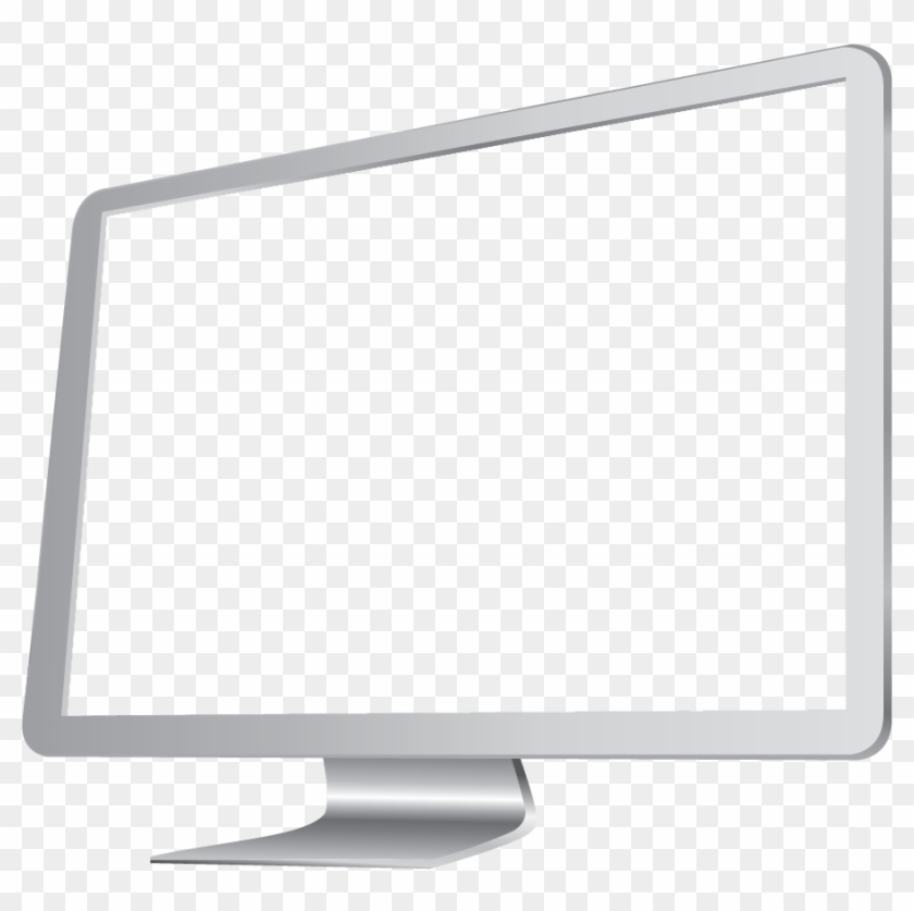 Mac & Pc Support - Led-backlit Lcd Display Clipart