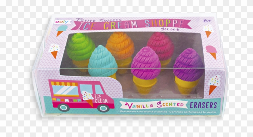 Ice Cream Cone Scented Erasers - Eraser Clipart