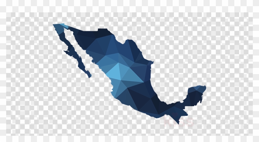 Mexico Outline Clipart Mexico Map , Png Download - Png Curved Arrow Transparent