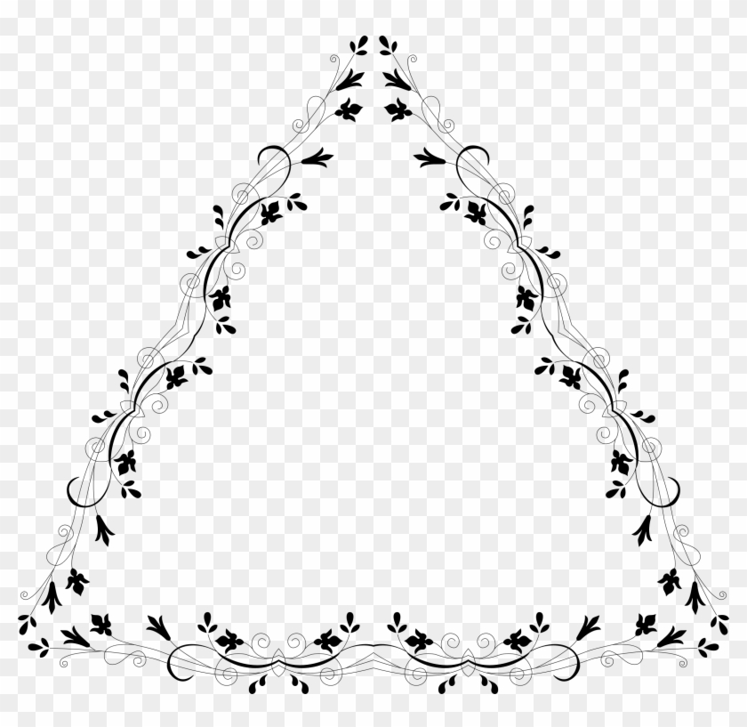 This Free Icons Png Design Of Cyberscooty Floral Border - Line Art Clipart