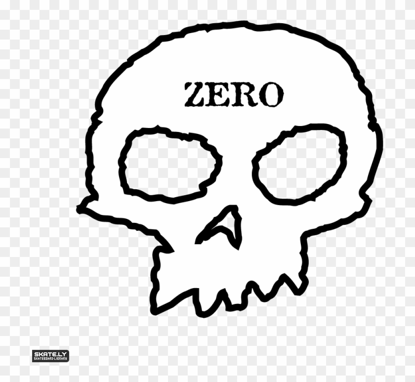 Zero Skateboards Skately Library - Zero Skateboard Skull Logo Clipart #2981618