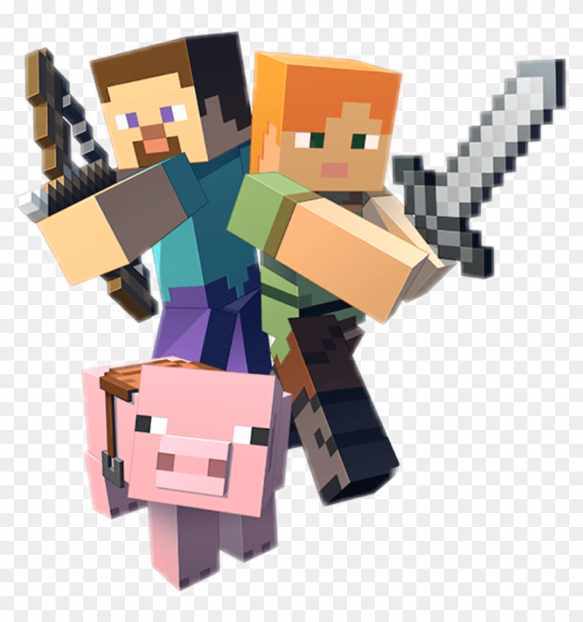 #minecraft#steve #alex - Personajes De Minecraft En Png Clipart